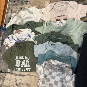 Assorted Baby Onesies Set